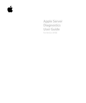 Apple Server Diagnostics User Guide - Support