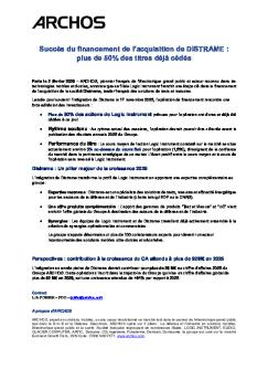 ARCHOS CP Logic Instrument Distrame Fev 2026