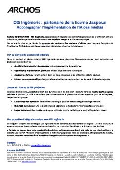 ARCHOS CP O2i Ingenierie Jasper AI Fev 2026