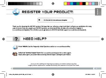 NEED HELP? REgistER youR PRoDuct!