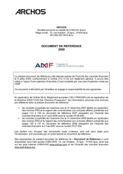 Projet DDR Archos 2008 Propre 090709