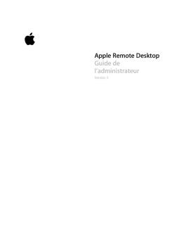 Guide de l'administrateur d'Apple Remote Desktop 3 - Support
