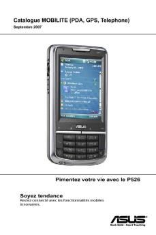 Catalogue MOBILITE (PDA, GPS, Telephone) - Asus