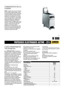 FRITEUSES ELECTRIQUES ACTIVE - 23 L