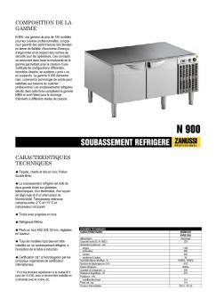 SOUBASSEMENT REFRIGERE