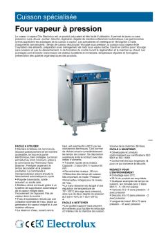 Cuisson spécialisée