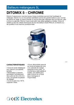 Batteurs mélangeurs 5L
