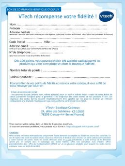 VTech récompense votre fidélité !