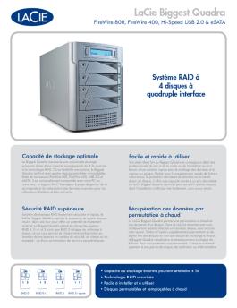 LaCie Biggest Quadra - Minitel