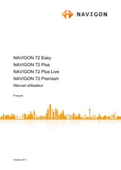 NAVIGON 72 Easy | 72 Plus | 72 Plus Live | 72 Premium