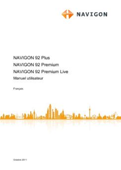 NAVIGON 92 Plus | 92 Premium | 92 Premium Live