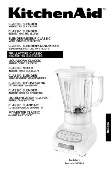 ClaSSiC Blender ClaSSiC Blender Blender/MiXeUr ...