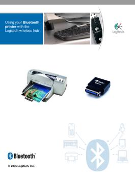 Using your Bluetooth printer with the Logitech wireless hub