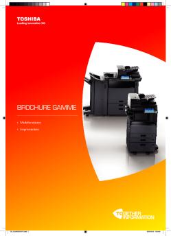 brochure gamme - Toshiba