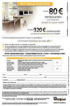 remboursés(1) - Whirlpool