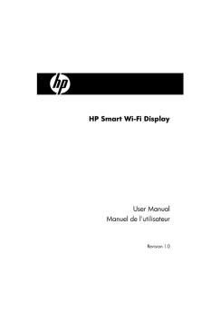 HP Smart Wi-Fi Display User Manual Manuel de l'utilisateur