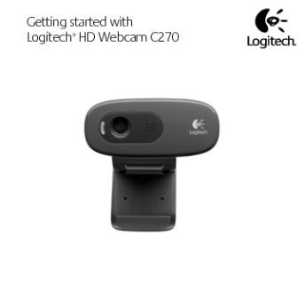Getting started with Logitech® HD Webcam C270