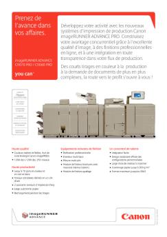 Prenez de l'avance dans vos affaires.