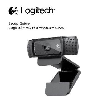 Setup Guide Logitech?HD Pro Webcam C920