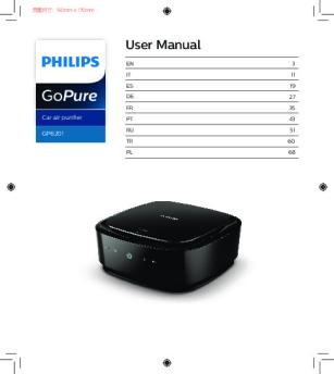 CA20191028 Air Cleaner Um Philips Gopure GP6201