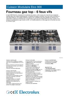 Cuisson Modulaire Elco 900