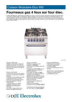 Cuisson Modulaire Elco 900
