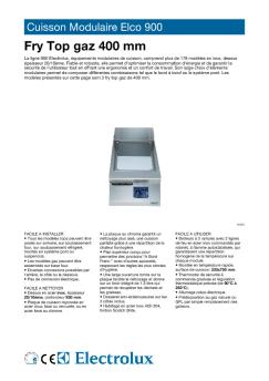 Cuisson Modulaire Elco 900
