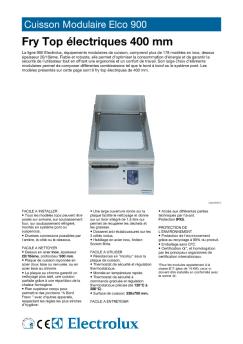 Cuisson Modulaire Elco 900