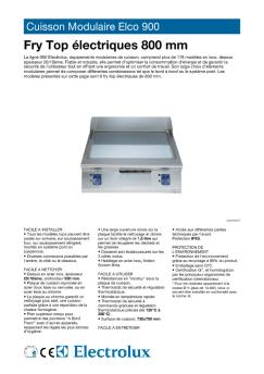 Cuisson Modulaire Elco 900