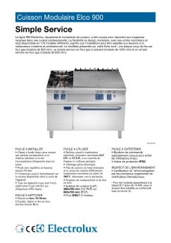 Cuisson Modulaire Elco 900
