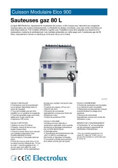 Cuisson Modulaire Elco 900