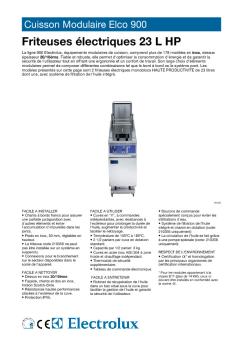 Cuisson Modulaire Elco 900