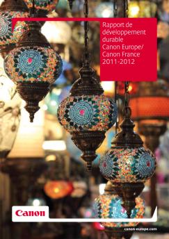 Rapport de développement durable Canon Europe/ Canon ...