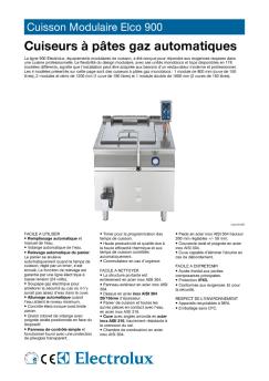 Cuisson Modulaire Elco 900