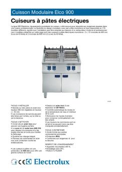 Cuisson Modulaire Elco 900