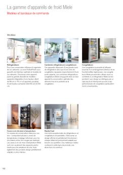 La gamme d'appareils de froid Miele
