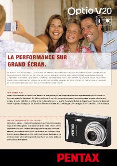 la performance sur grand écran. - Pentax