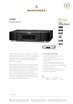 cd6005 lecteur cd - Group Digital
