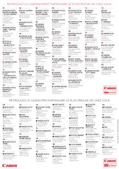 retrouvez le canon pro partenaire le plus proche de ... - Canon France