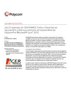 Les 35 agences de CERFRANCE Poitou-Charentes se ... - Polycom