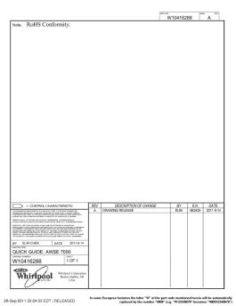 Note: RoHS Conformity.