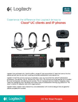 Download the UC Cisco Brochure - Logitech