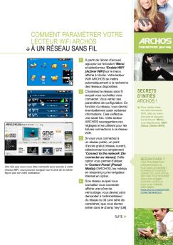COMMENT PARAMÉTRER VOTRE lECTEuR WiFi ARCHOS À uN ...