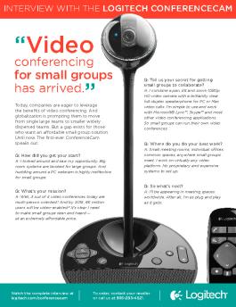 An interview with the ConferenceCam: View our ... - Logitech