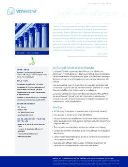 Le Conseil Général de la Manche Bénéfices - VMware