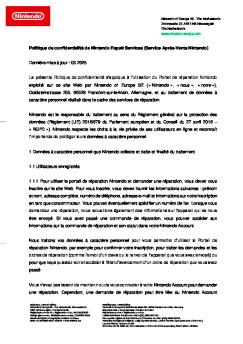 ConsoleRepairs PrivacyPolicy BEfr