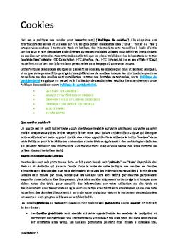Cookie Policy Fra
