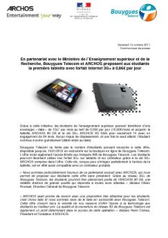 En partenariat avec le Ministère de l'Enseignement supérieur et de ...