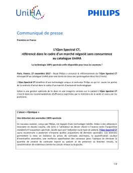 Communiqué de presse - Philips