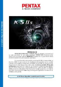 commun iq uedepr esse - Pentax